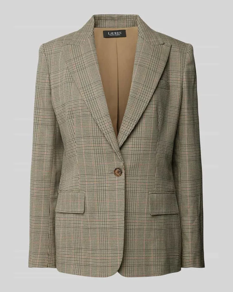 Ralph Lauren Blazer mit Reverskragen Modell 'GILMORE Hellgrau