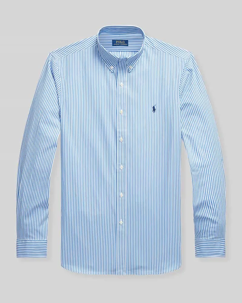 Ralph Lauren Regular Fit Freizeithemd aus Baumwoll-Mix Hellblau