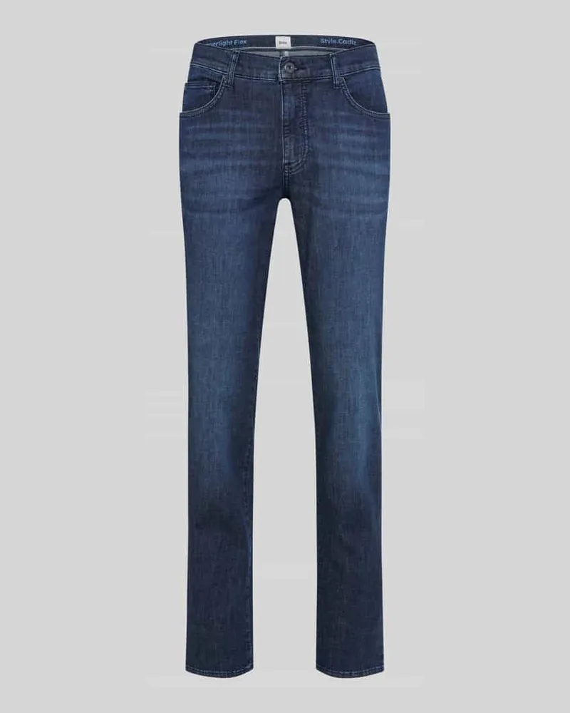 Brax Regular Fit Jeans aus Baumwoll-Kaschmir-Mix Modell 'Cadiz Marine