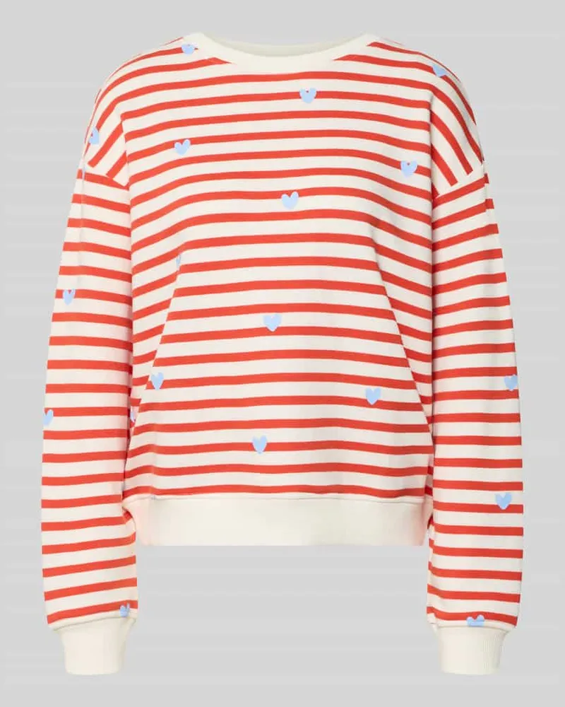 Smith & Soul Sweatshirt im Allover-Look Orange