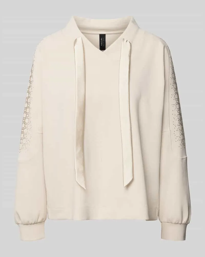 Marc Cain Sweatshirt mit Kapuze Sand