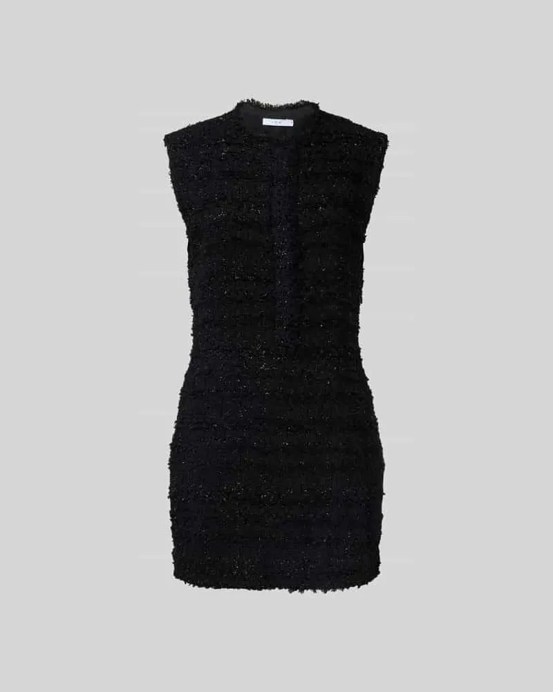 IRO Minikleid mit Rundhalsausschnitt Black