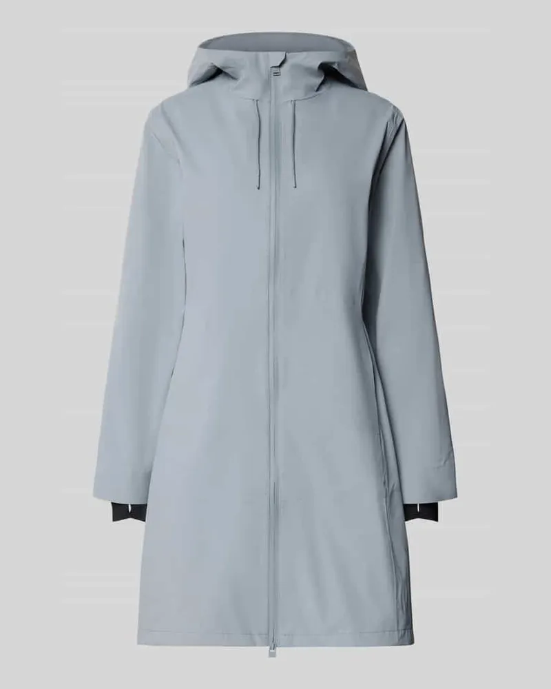 RAINS Regular Fit Mantel Daumenschlaufen Modell 'Suva Hellblau