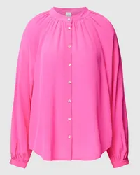 tonno e panna Seidenbluse in unifarbenem Design Modell 'Birteton Pink