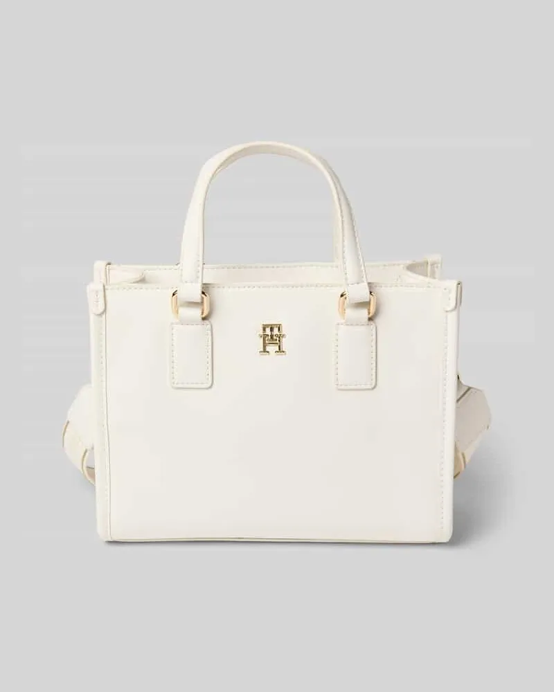 Tommy Hilfiger Handtasche mit Label-Applikation Offwhite