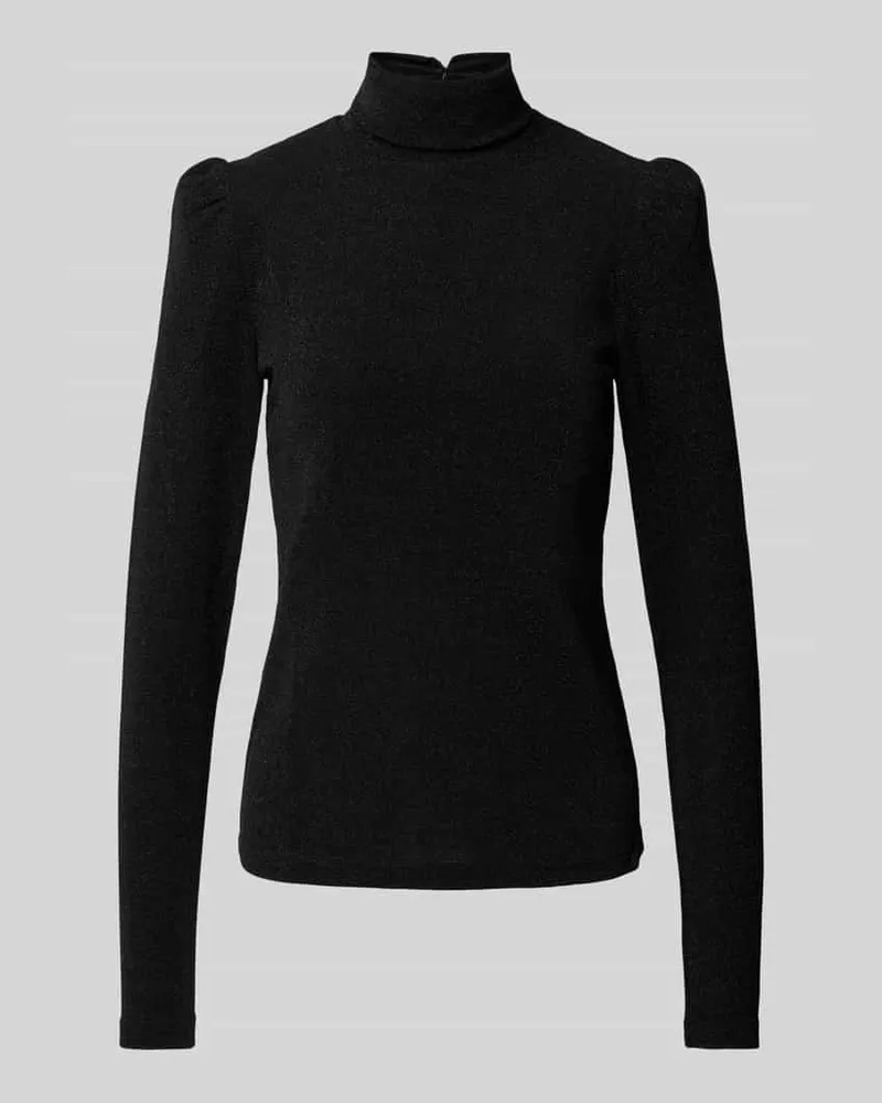 Stella Nova Blusenshirt mit Rollkragen Black