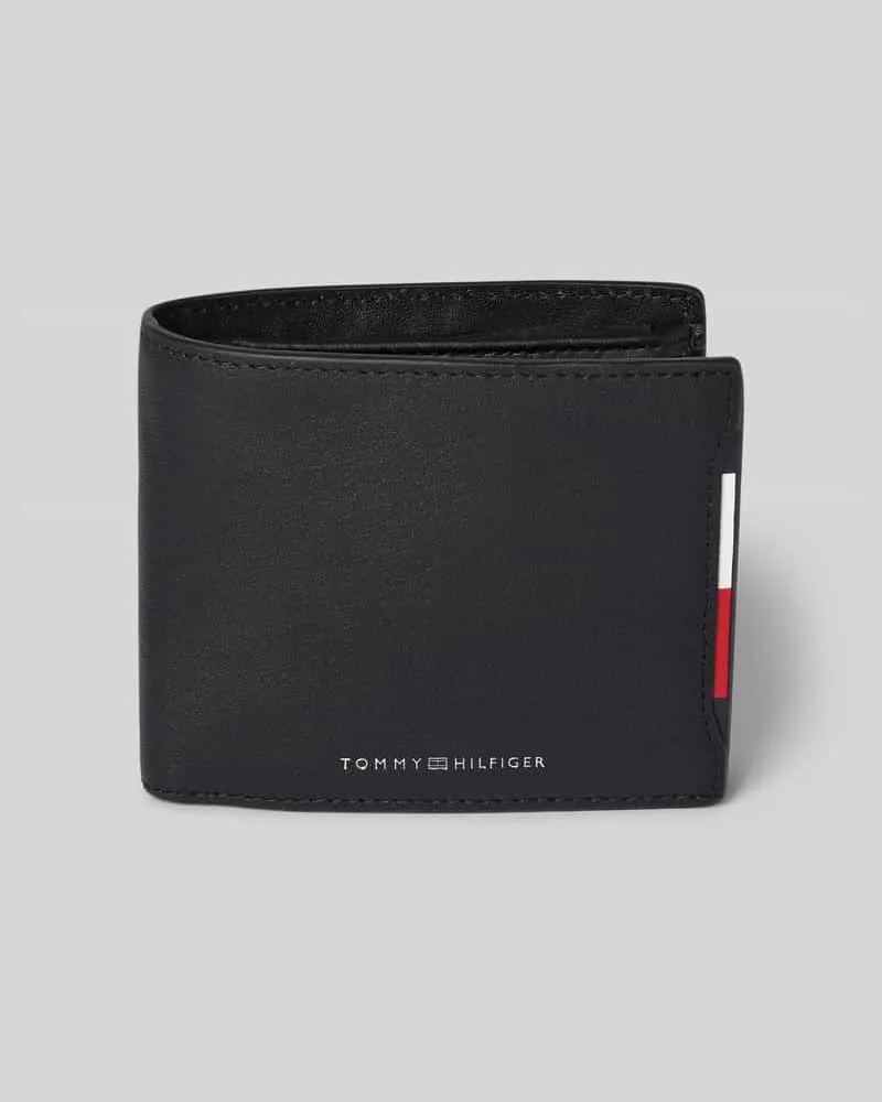 Tommy Hilfiger Geldbörse aus Leder Black