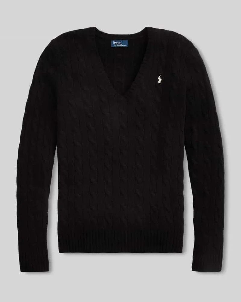 Ralph Lauren Regular Fit Pullover aus Woll-Mix mit Kaschmir-Anteil Black