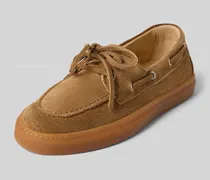 Slipper mit Schnürverschluss Modell 'Suede