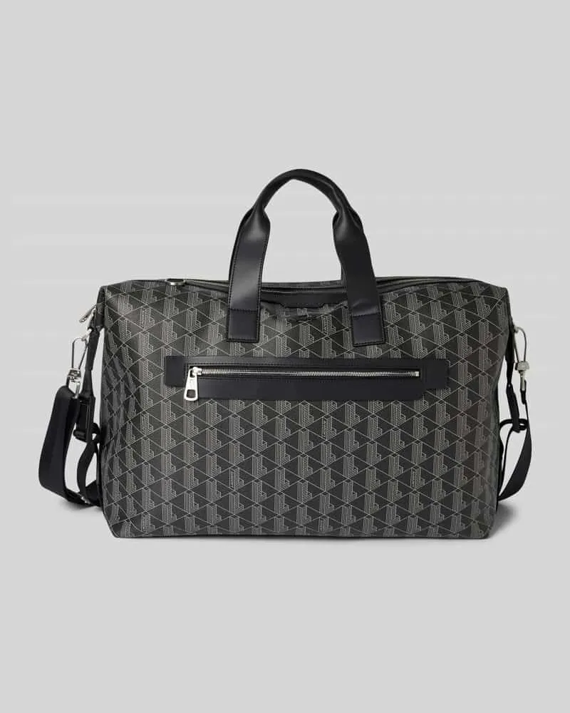 Lacoste Duffle Bag mit Logo-Applikation Black