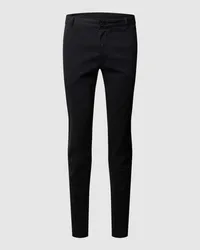 Tiger of Sweden Slim Fit Chino mit Stretch-Anteil Modell 'Transit Black