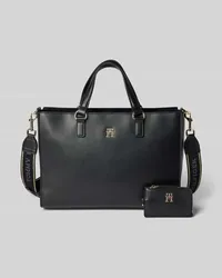 Tommy Hilfiger Handtasche in unifarbenem Design Modell 'Joy Black