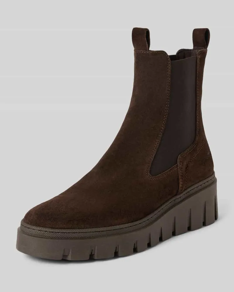 Tamaris Chelseas aus echtem Rindsleder Schoko