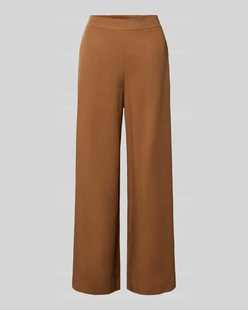 Marc O'Polo Cropped Wide Fit Culotte aus Lyocell-Leinen-Mix Hazel