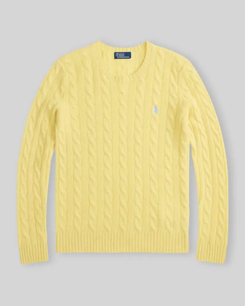 Ralph Lauren Regular Fit Pullover aus Woll-Kaschmir-Mix 'JULIANNA Gelb