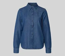 Regular Fit Jeanshemd aus Baumwoll-Lyocell-Mix Modell 'AURELAA