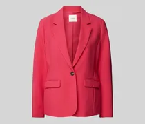 Blazer in unifarbenem Design