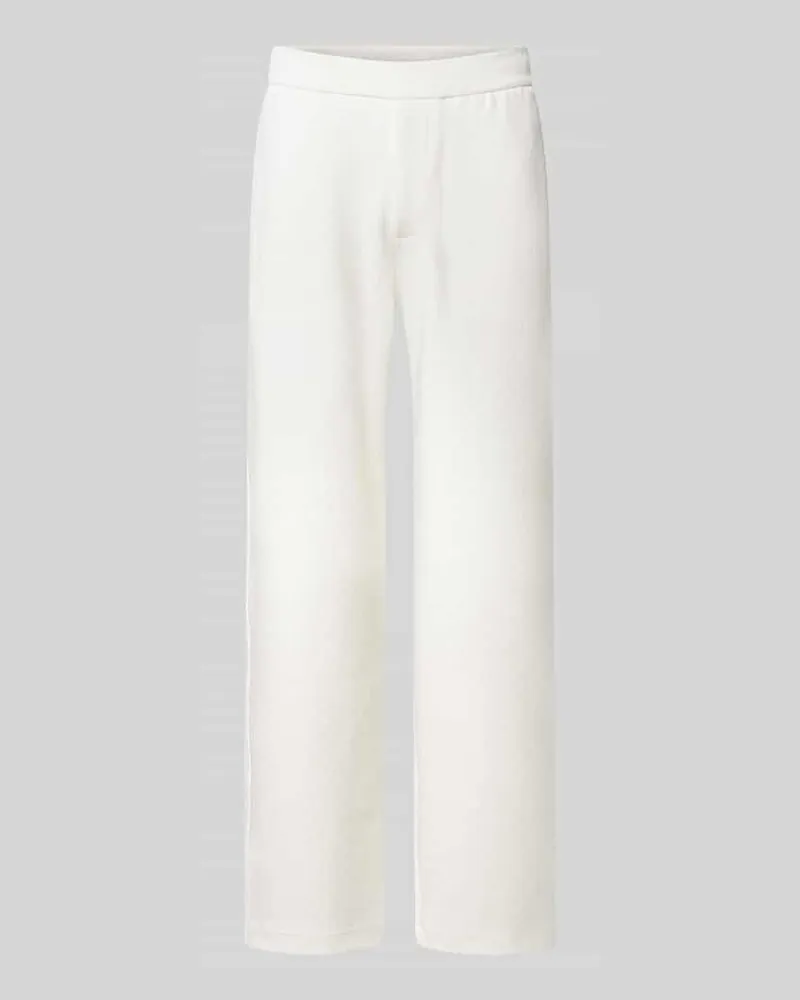 Emporio Armani Wide Fit Sweatpants mit Lyocell-Anteil Offwhite
