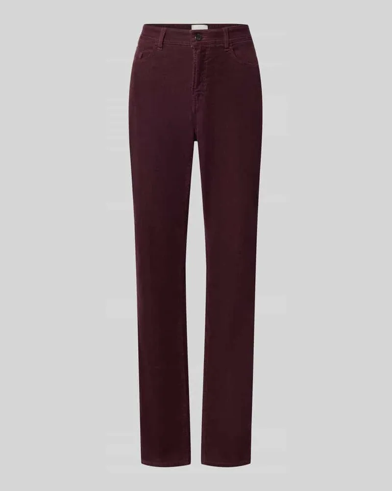 Brax Schmale Hose aus Baumwoll-Lyocell-Mix Modell 'CAROLA Bordeaux