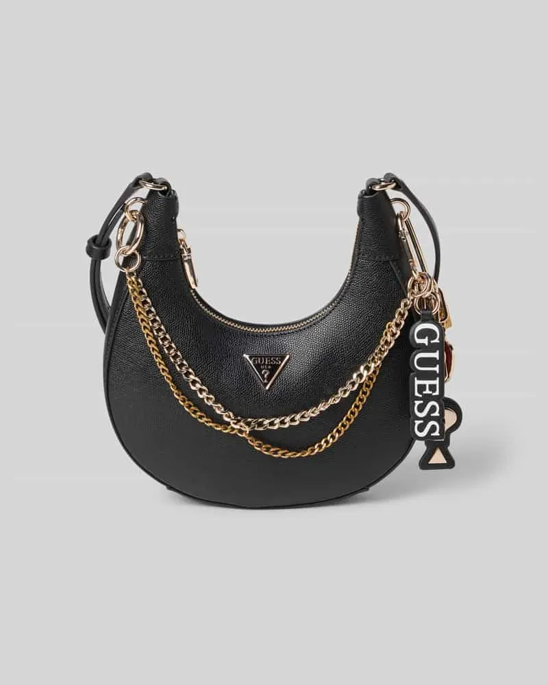 Guess Handtasche mit Label-Details Modell 'DAVINA Black