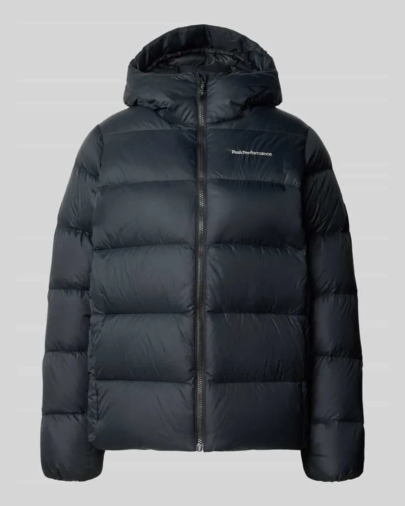 Peak Performance Daunenjacke mit Kapuze Black