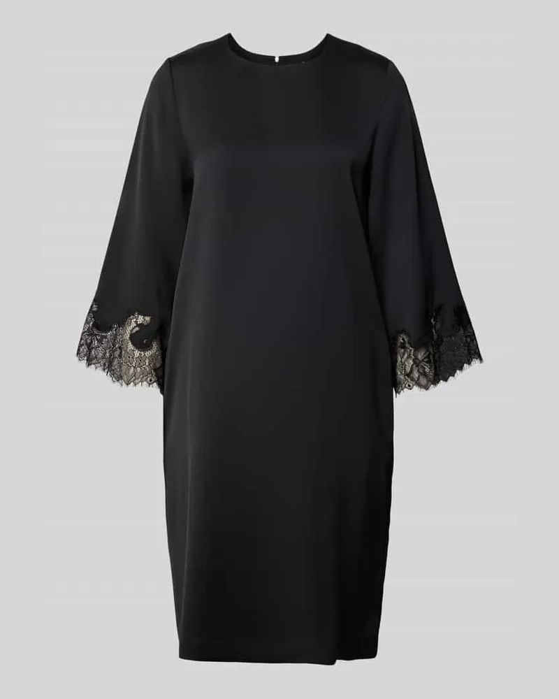 JOOP! Knielanges Kleid mit Rundhalsausschnitt Modell 'Dancia Black