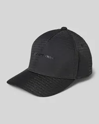 Emporio Armani Basecap mit Label-Applikation Black