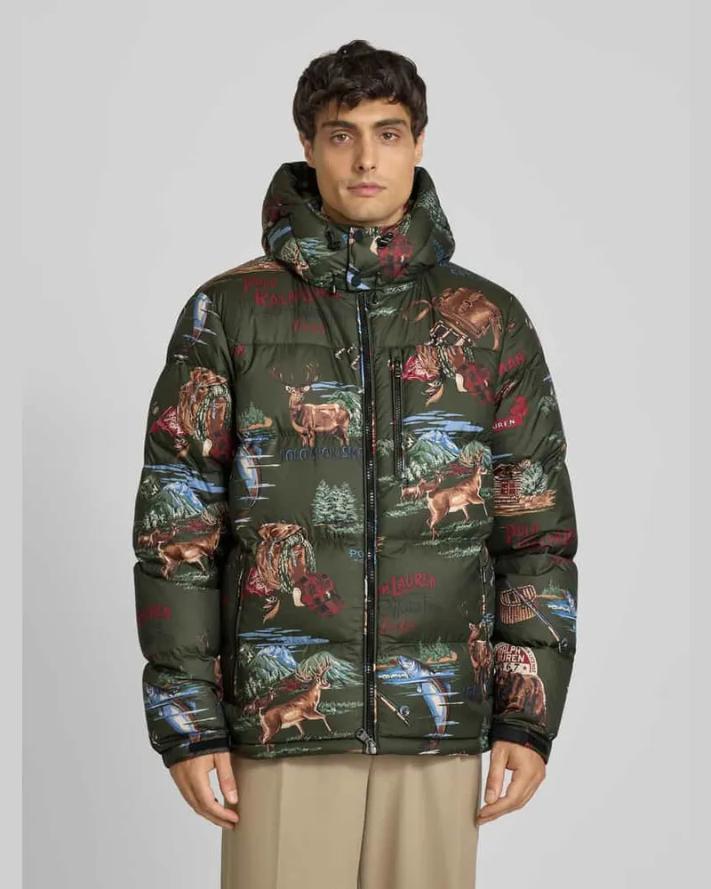 Daunen Mantel Ralph Lauren Daunenjacke Herren Camouflage Ralph
