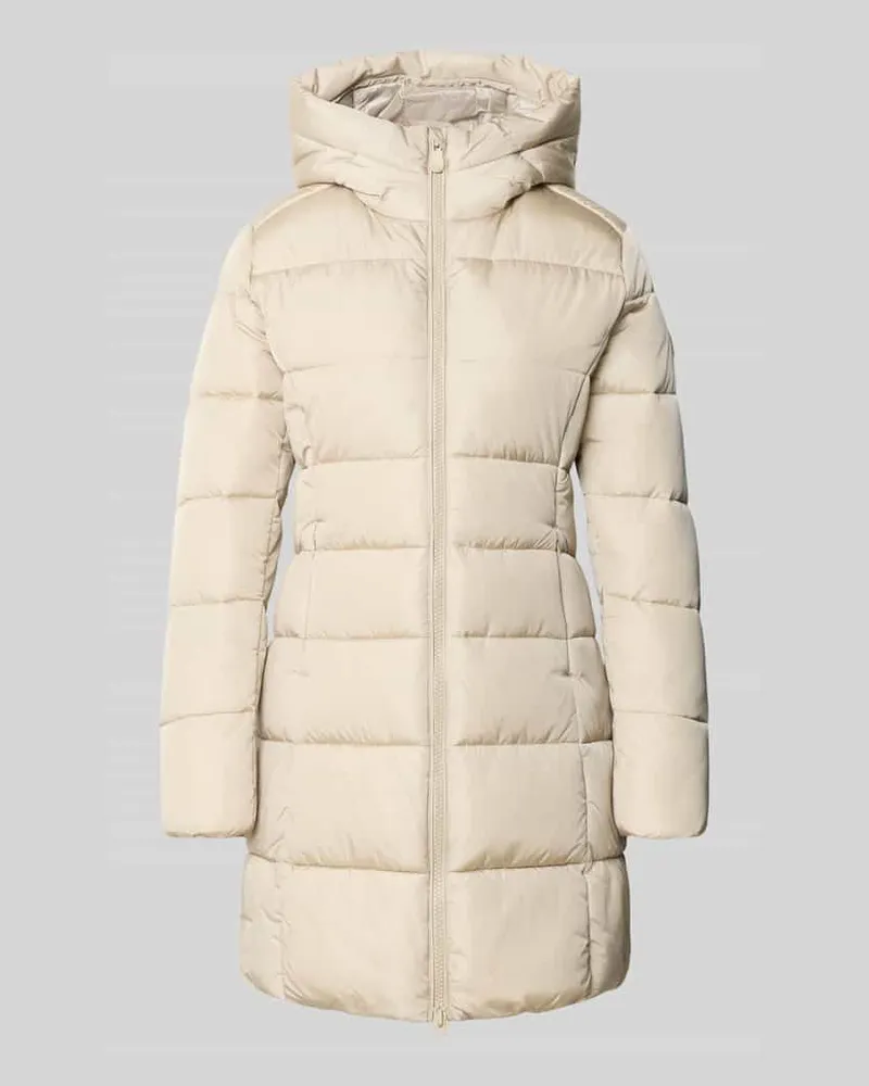 Save The Duck Regular Fit Steppmantel mit Kapuze Modell 'TAYLOR Beige