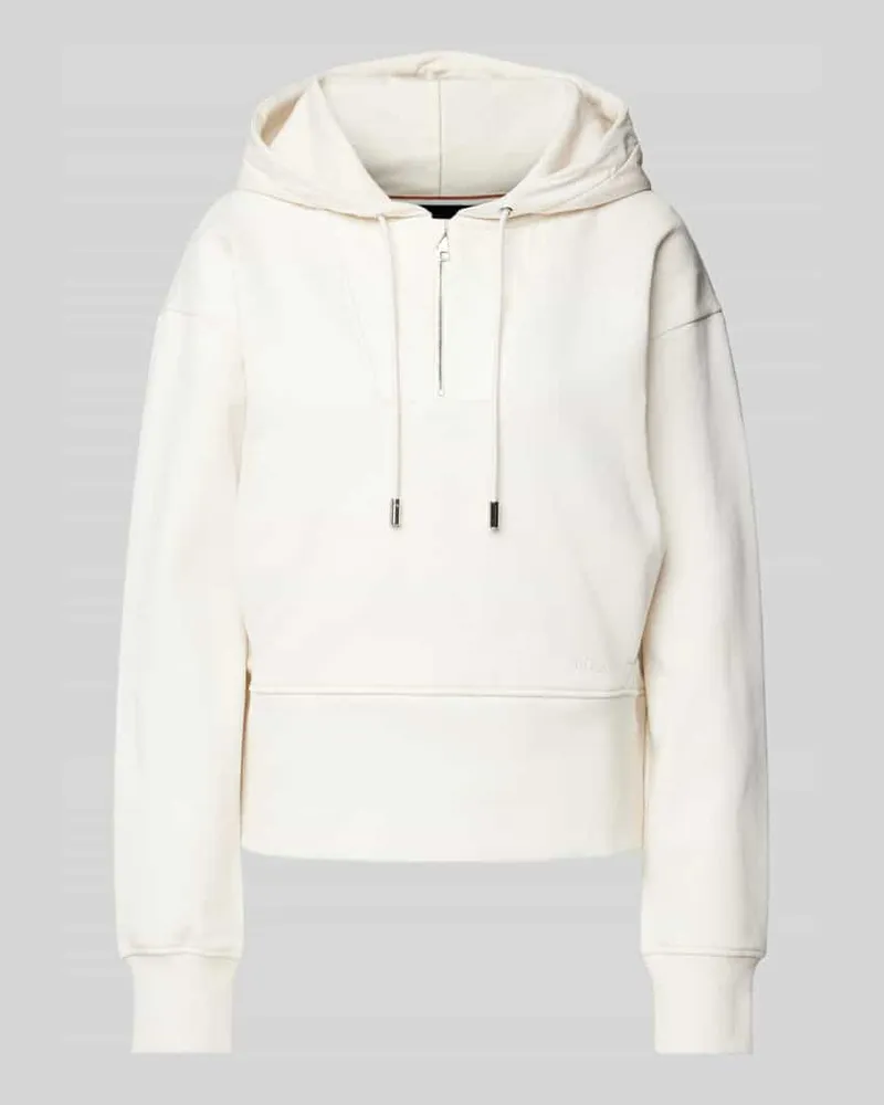 HUGO BOSS Hoodie mit überschnittenen Schultern Modell 'Emrey Offwhite