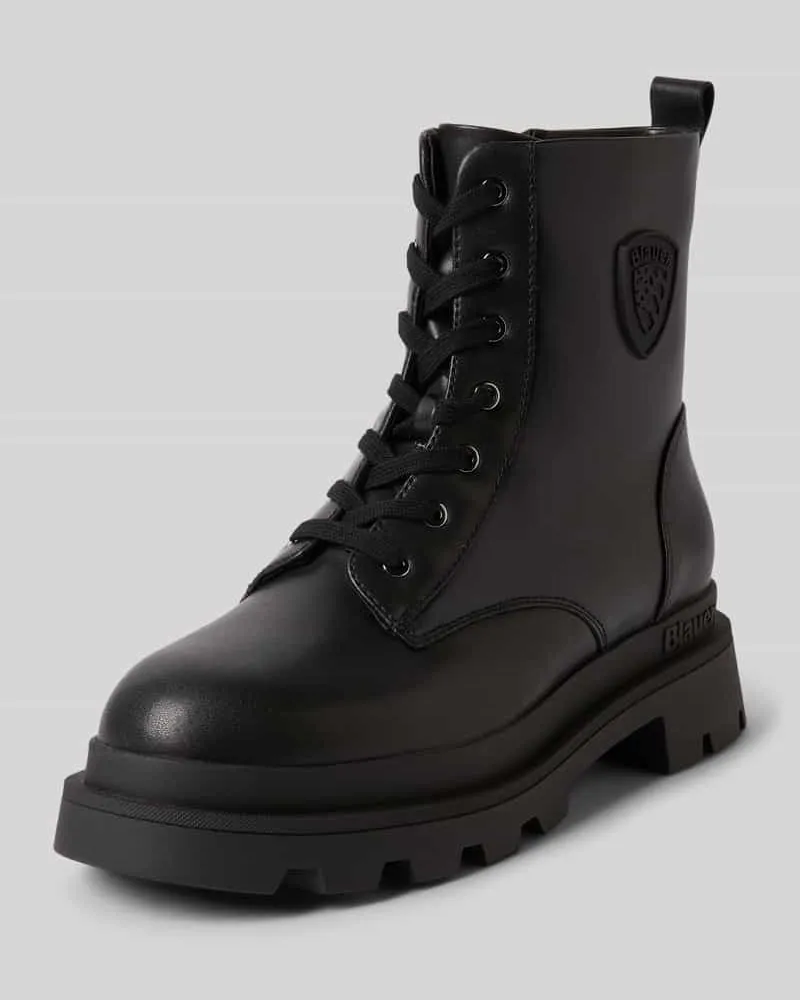 Blauer Boots mit Reißverschluss Modell 'KIMMEL04 Black