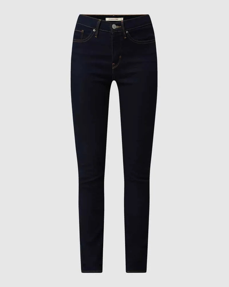 Levi's Shaping Skinny Fit Jeans mit Stretch-Anteil Modell '311 Dunkelblau