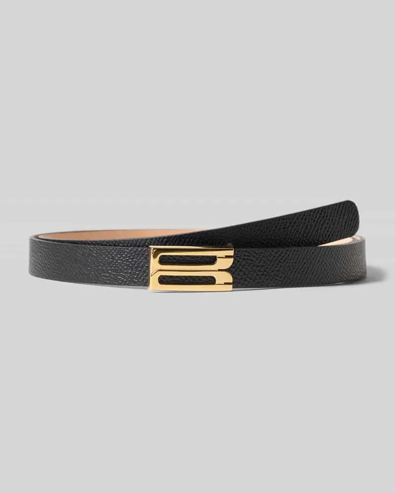 Victoria Beckham Gürtel aus echtem Leder Black