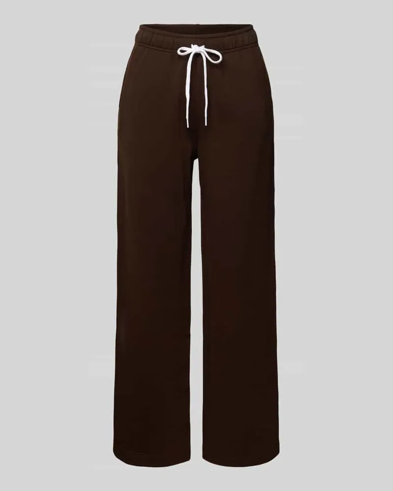 Ralph Lauren Sweatpants mit elastischem Bund und Tunnelzug Dunkelbraun