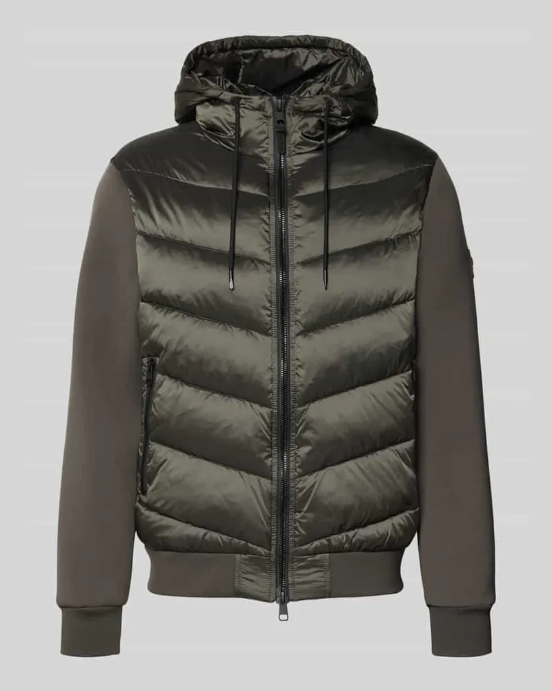 Antony Morato Slim Fit Jacke mit Steppnähten Oliv