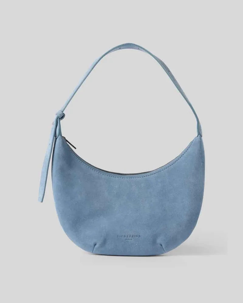 Liebeskind Hobo Bag mit Logo-Prägung Modell 'RYKER Rauchblau