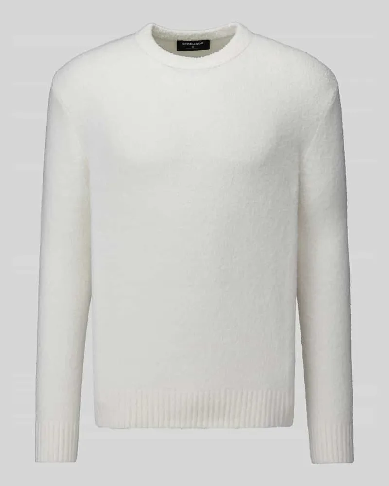 Strellson Pullover mit weicher Strukturoptik Offwhite