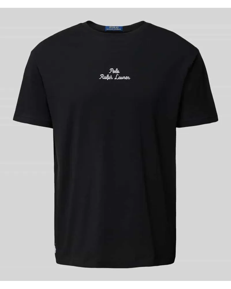 Ralph Lauren T-Shirt mit Label-Stitching Black