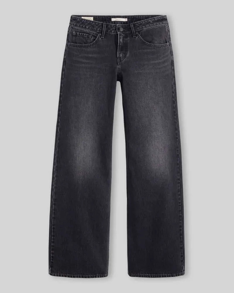 Levi's Straight Fit Jeans aus reiner Baumwolle im 5-Pocket-Design Black