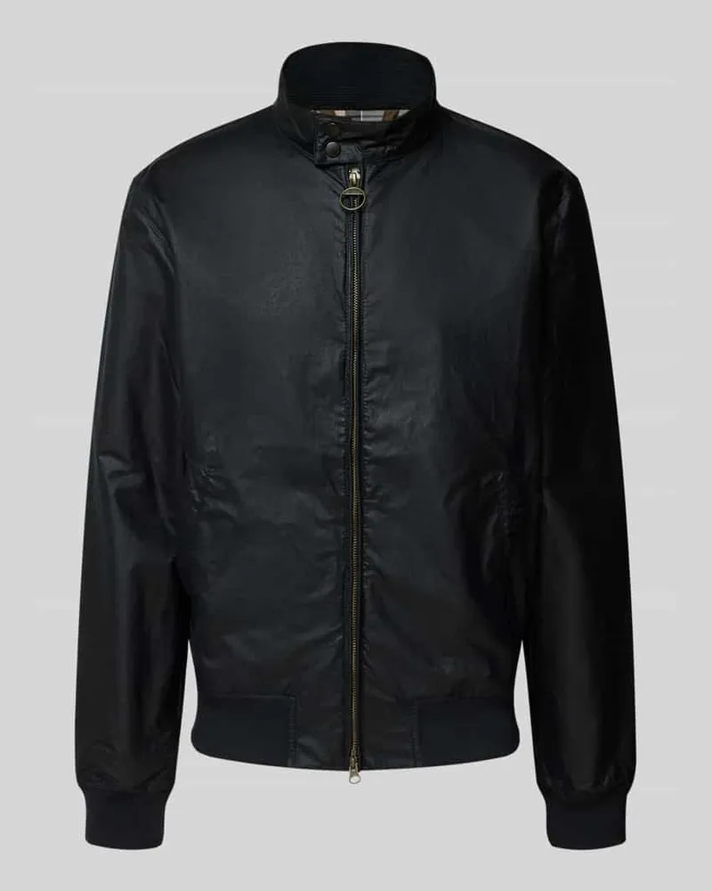 Barbour Regular Fit Wachsjacke aus reiner Baumwolle Marine