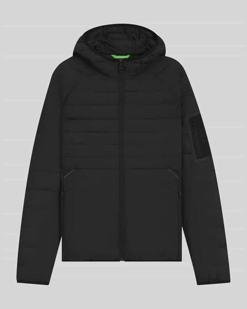 HUGO BOSS Regular Fit Steppjacke mit Kapuze Modell 'OW_Urbanex Black