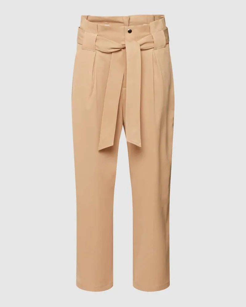 Scotch&Soda Stoffhose mit Bindegürtel Beige
