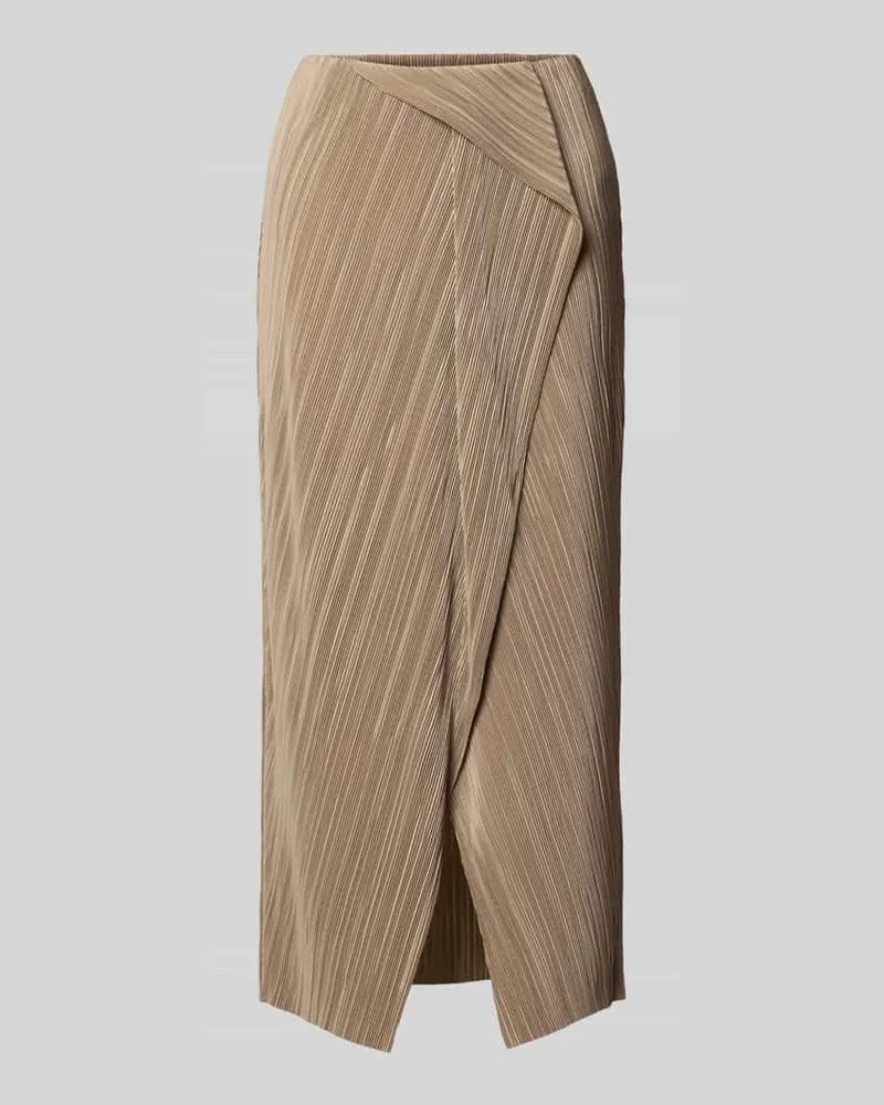 Calvin Klein Enganliegender Midi-Rock mit Label-Applikation Lind