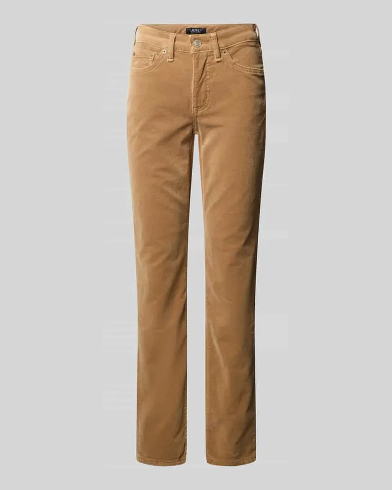 Ralph Lauren Cordhose mit 5-Pocket-Design Camel