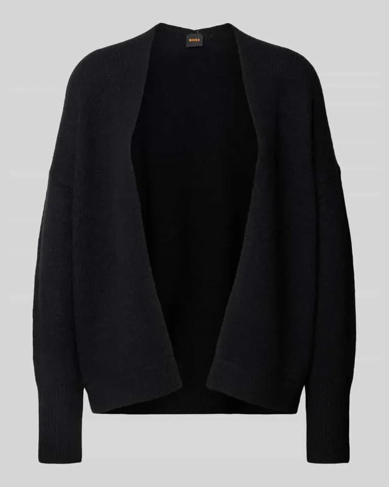 HUGO BOSS Regular Fit Cardigan aus Woll-Mix mit Alpaka-Anteil Modell 'C_FALESCANAS Black