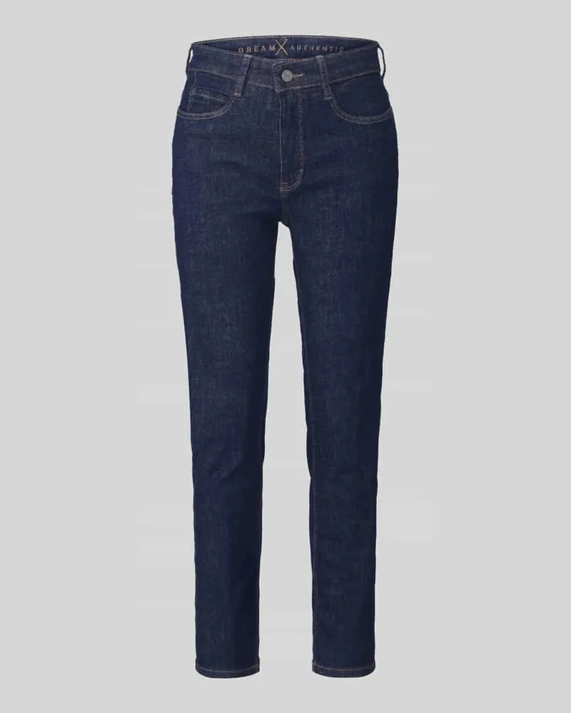 MAC Jeans Straight Fit Jeans aus Baumwoll-Mix Modell 'Dream Marine