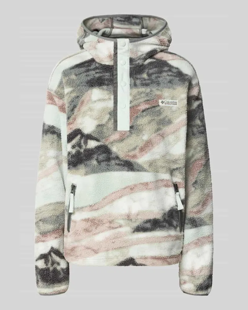 Columbia Sportswear Company Hoodie aus Fleece mit Label-Patch Modell 'Helvetia Lind