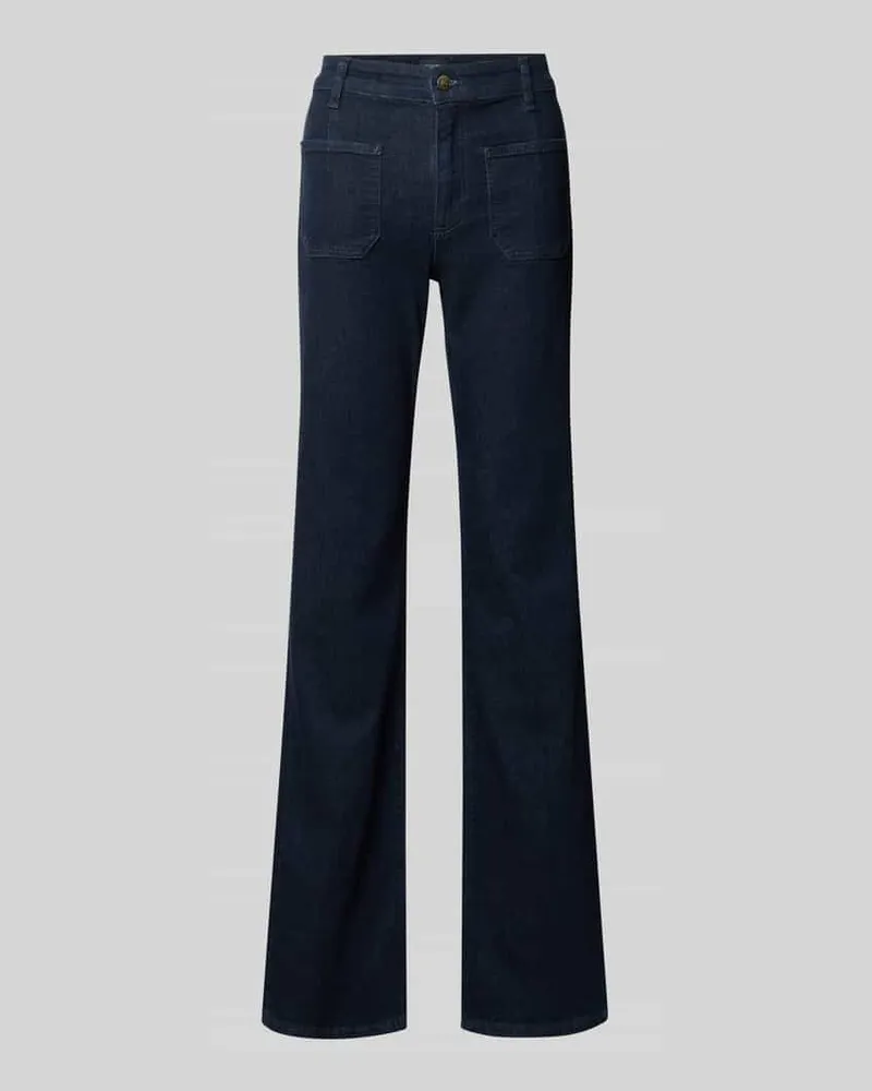 JOOP! Flared Jeans mit aufgesetzten Taschen Modell 'Elea Dunkelblau