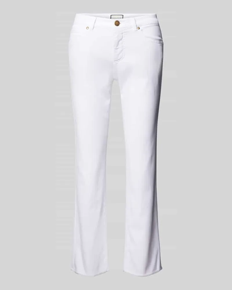 SEDUCTIVE  Bootcut Jeans im 5-Pocket-Design Modell 'CLAIRE Weiss