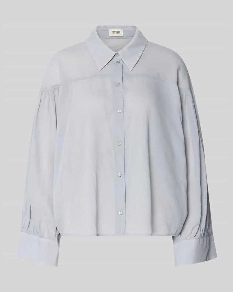 Drykorn Relaxed Fit Bluse Modell 'SELENI Hellblau